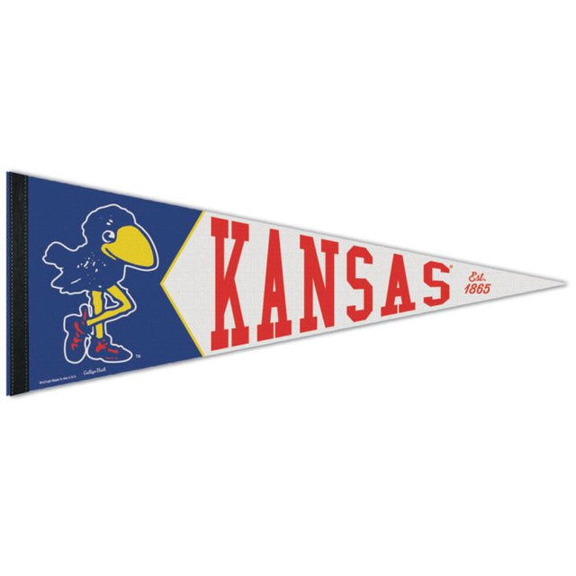 Kansas Jayhawks /College Vault Premium Pennant 12" x 30"