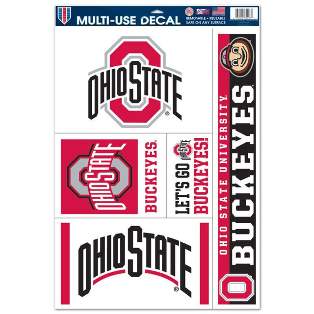 Ohio State Buckeyes Multi Use Decal 11" x 17"