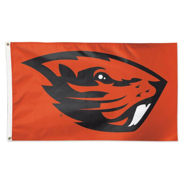 Bandera de los Oregon State Beavers con fondo naranja - Deluxe 3' X 5'