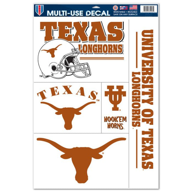 Texas Longhorns Multi Use Decal 11" x 17"