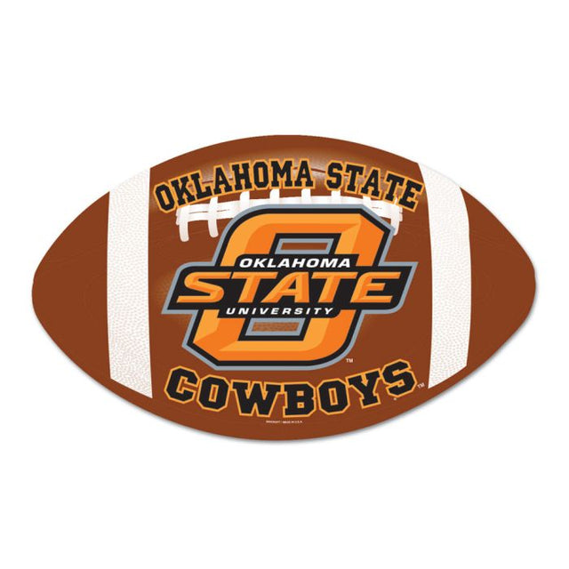 Oklahoma State Cowboys Football Sign 20" x 12"