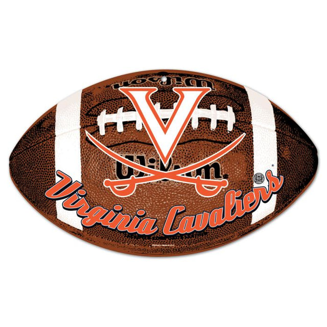 Virginia Cavaliers Football Sign 20" x 12"