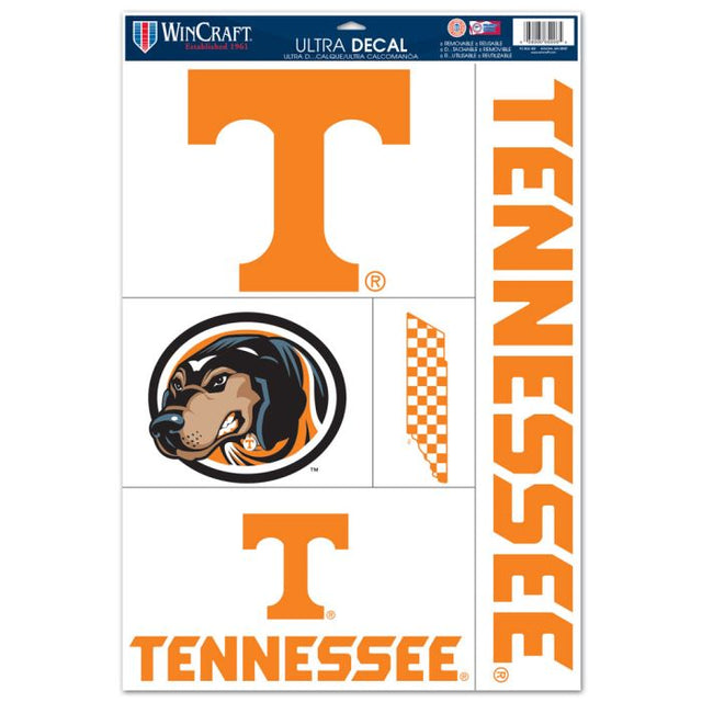 Calcomanía multiusos de Tennessee Volunteers, 11" x 17"