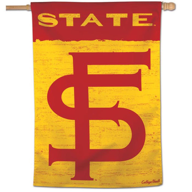Bandera vertical de los Florida State Seminoles/College Vault de 28" x 40"