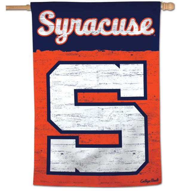 Syracuse Orange /College Vault Vertical Flag 28" x 40"