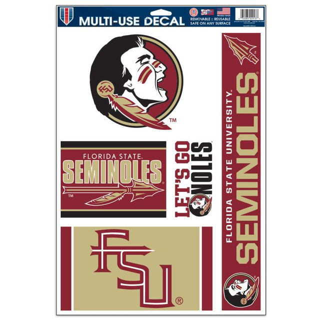 Calcomanía multiusos de los Florida State Seminoles, 11" x 17"