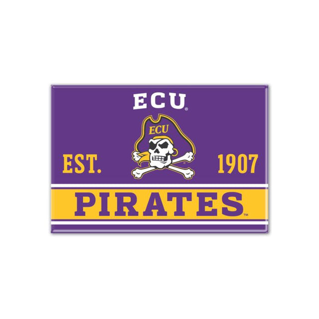 East Carolina Pirates Metal Magnet 2.5" x 3.5"