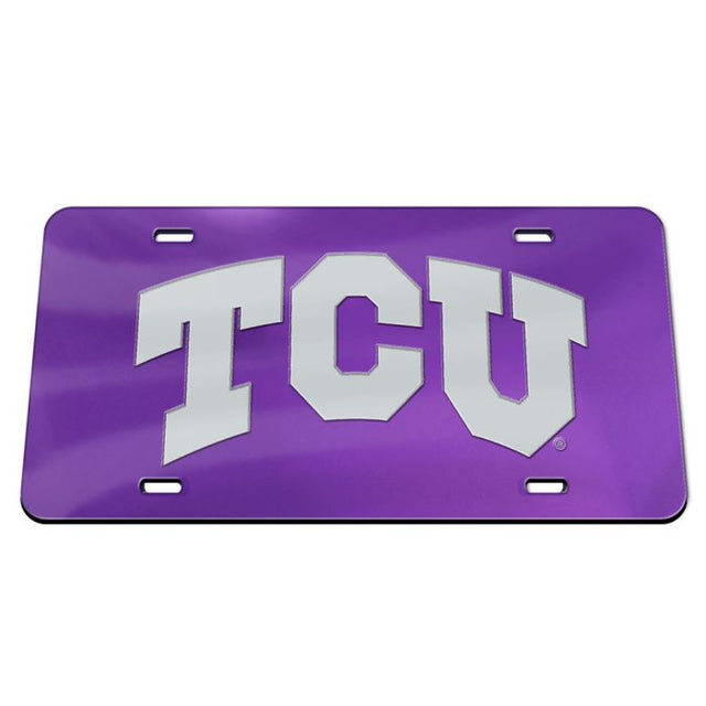 TCU Horned Frogs Specialty Acrylic License Plate