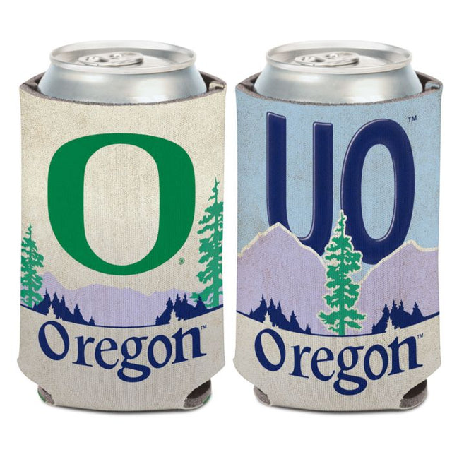 Enfriador de lata con placa de matrícula de Oregon Ducks, 12 oz.