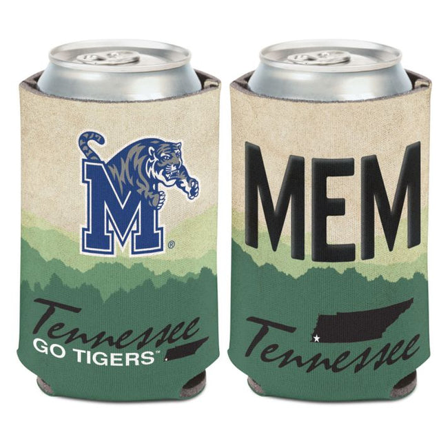 Memphis Tigers STATE PLATE Can Cooler 12 oz.