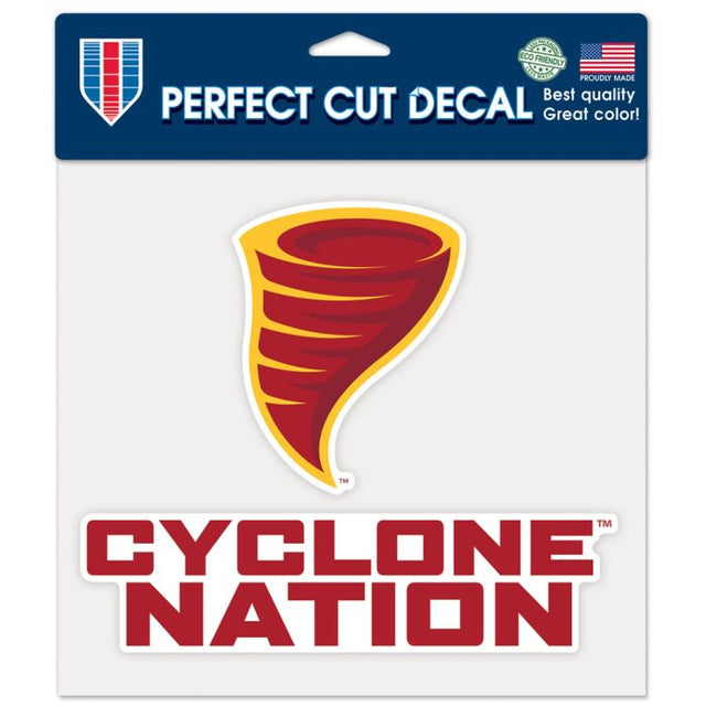 Iowa State Cyclones Perfect Cut Color Decal 8" x 8"