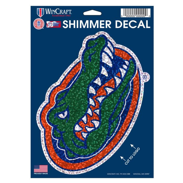 Calcomanías brillantes de Florida Gators de 5" x 7"