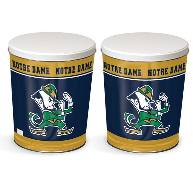 Notre Dame Fighting Irish NOTRE DAME/LEPRECHAUN Gift Tin tapered 3 gallon