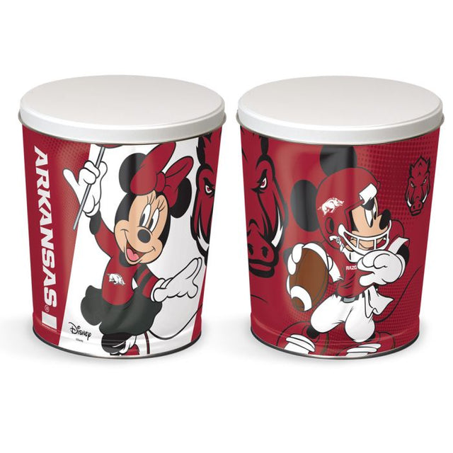 Lata de regalo cónica de 3 galones de Arkansas Razorbacks/Disney DISNEY