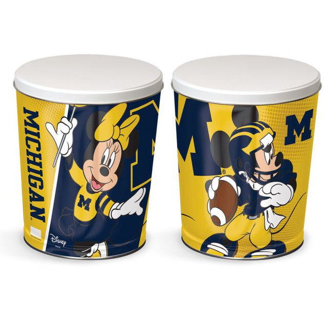 Michigan Wolverines / Disney DISNEY Gift Tin tapered 3 gallon