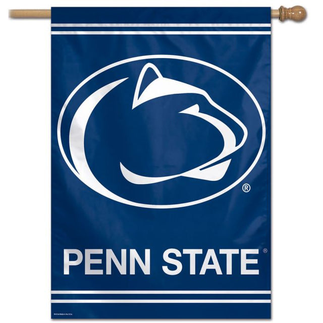 Bandera vertical de los Penn State Nittany Lions de 28" x 40"