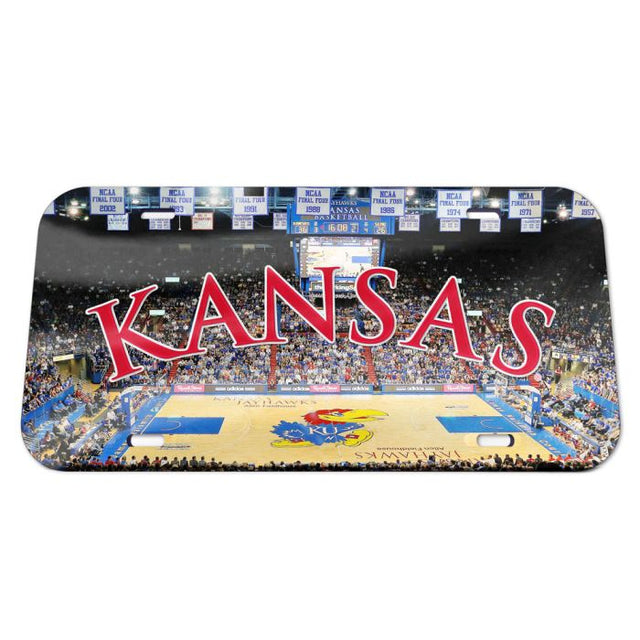 Kansas Jayhawks Specialty Acrylic License Plate