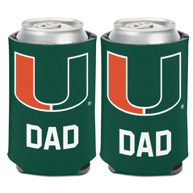 Enfriador de lata de 12 oz de Miami Hurricanes