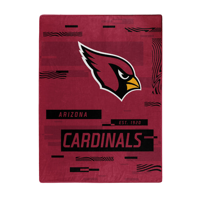 Arizona Cardinals Blanket 60x80 Raschel Digitize Design