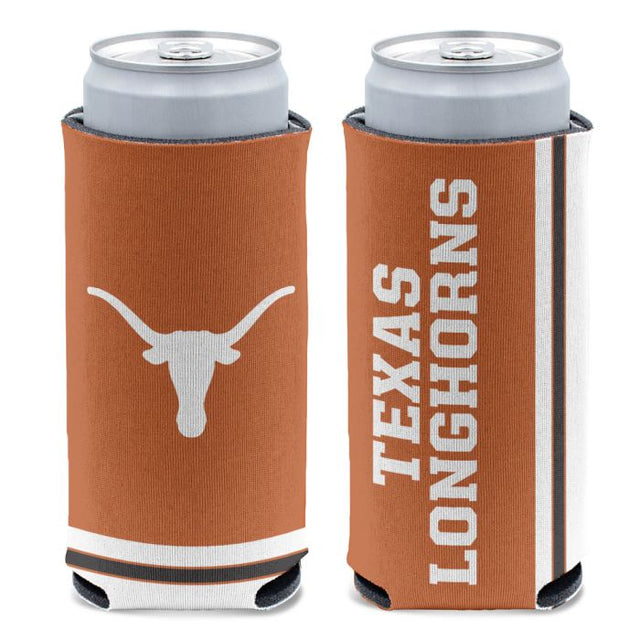 Texas Longhorns 12 oz Slim Can Cooler