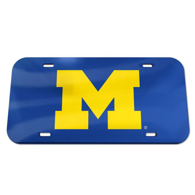 Michigan Wolverines Specialty Acrylic License Plate