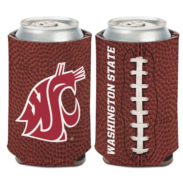 Enfriador de lata de FÚTBOL Washington State Cougars de 12 oz.