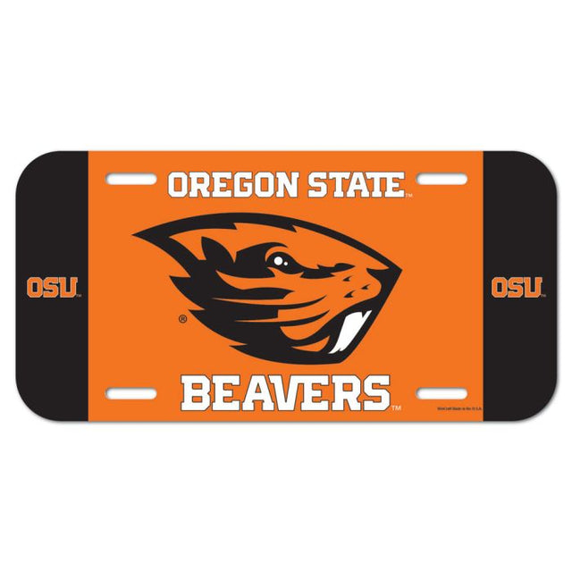 Oregon State Beavers License Plate