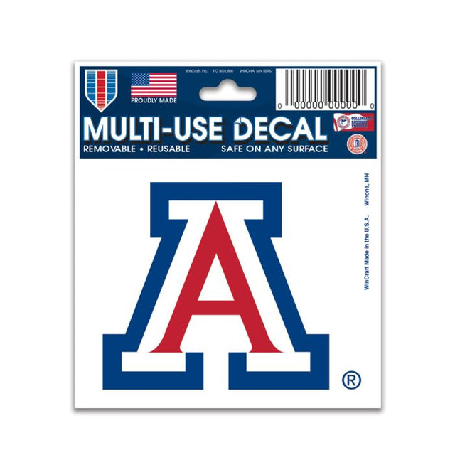 Calcomanía multiusos de Arizona Wildcats de 3" x 4"