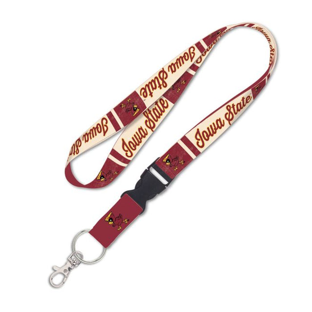Iowa State Cyclones / Vintage Collegiate VINTAGE Lanyard w/detachable buckle 1"