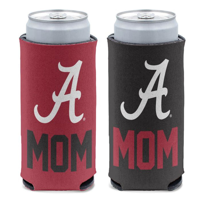Refrigerador para latas delgado de 12 oz MOM de Alabama Crimson Tide