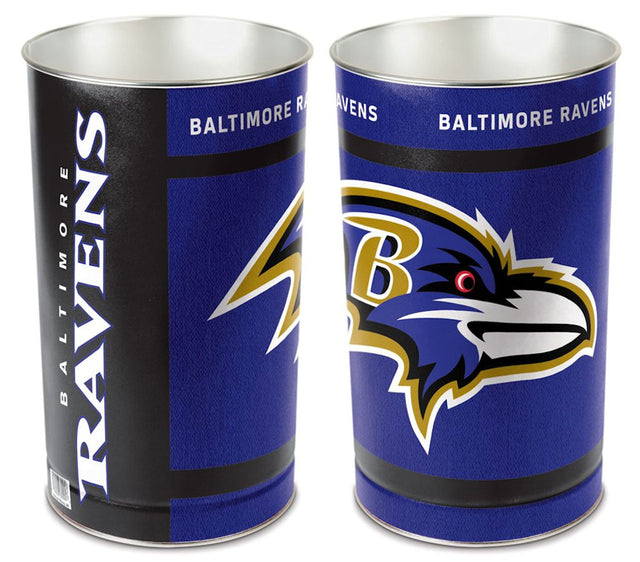 Papelera de 15" de los Baltimore Ravens