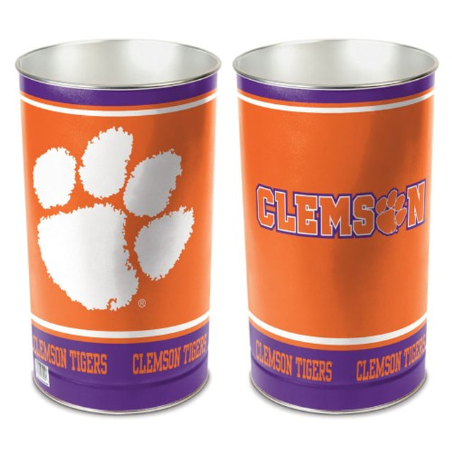 Clemson Tigers Wastebasket 15"