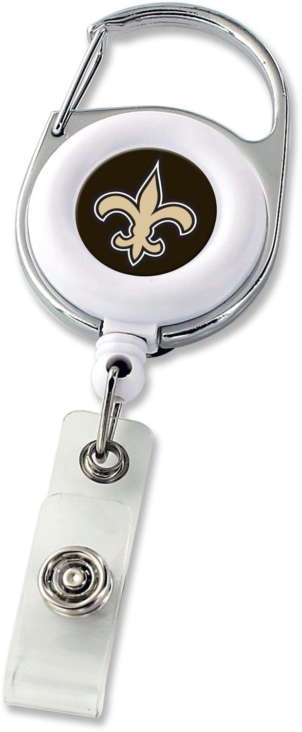Carrete de insignias con clip de lujo de los New Orleans Saints -BH-972-22