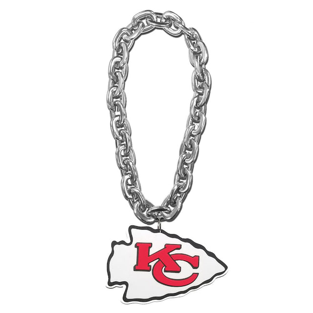 Cadena para ventiladores de los Kansas City Chiefs (PLATA) -FF-590-07-SV