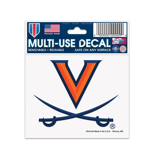 Virginia Cavaliers Multi-Use Decal 3" x 4"