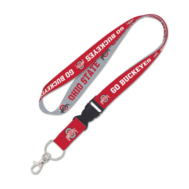 Ohio State Buckeyes Lanyard w/detachable buckle 1"
