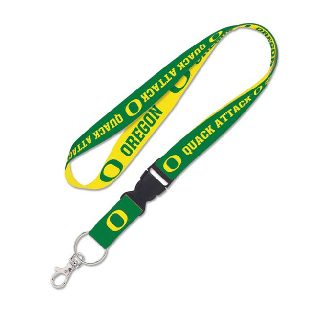 Oregon Ducks SLOGAN Lanyard w/detachable buckle 1"