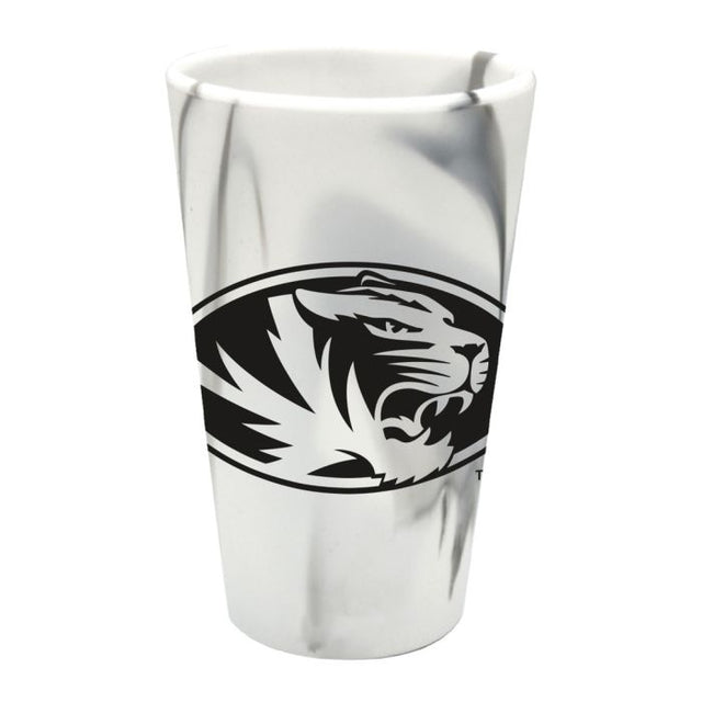 Vaso de pinta de silicona de 16 oz de los Missouri Tigers