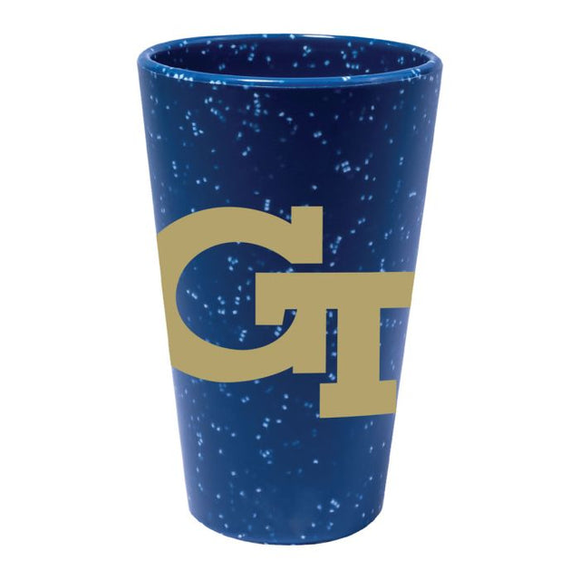 Vaso de pinta de silicona de 16 oz de Georgia Tech Yellow Jackets