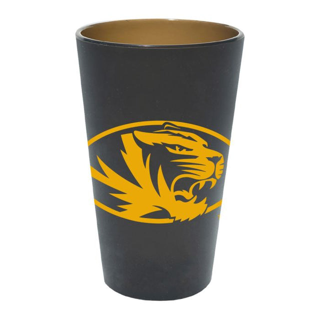 Vaso de pinta de silicona de 16 oz de los Missouri Tigers