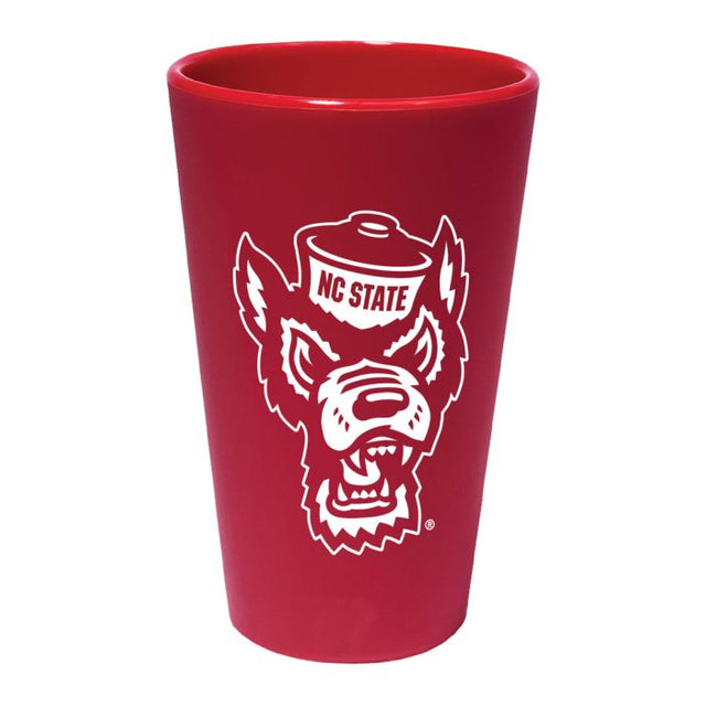 NC State Wolfpack 16 oz Silicone Pint Glass