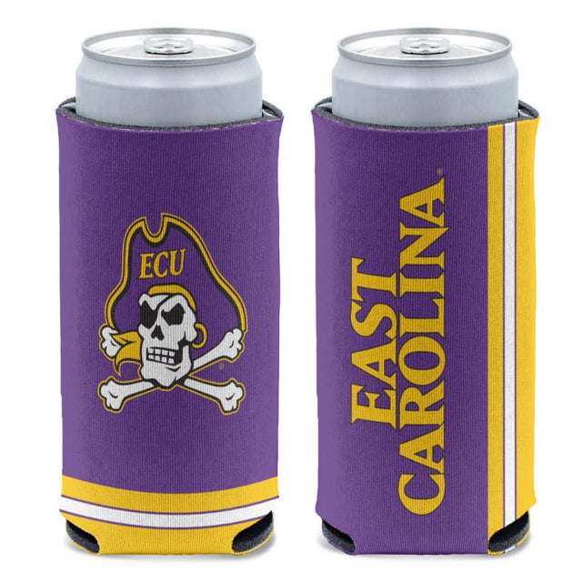 East Carolina Pirates 12 oz Slim Can Cooler