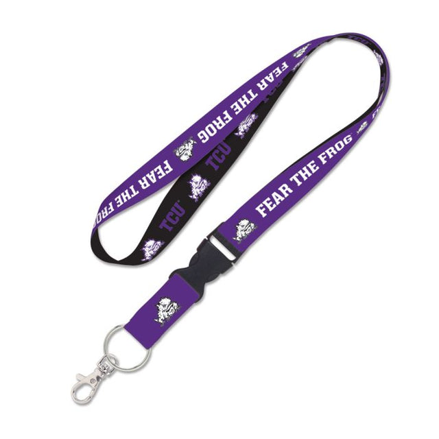TCU Horned Frogs Lanyard w/detachable buckle 1"