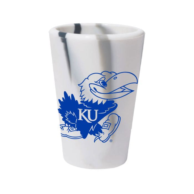 Kansas Jayhawks 1.5oz Silicone Shot Glass