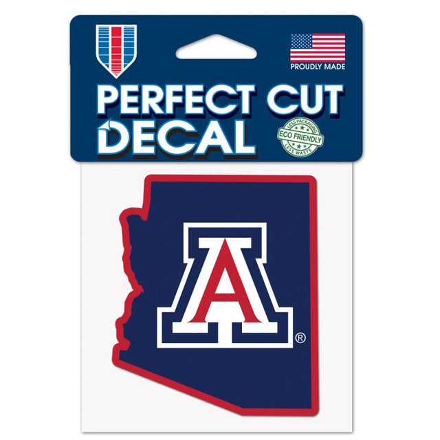 Arizona Wildcats Perfect Cut Color Decal 4" x 4"