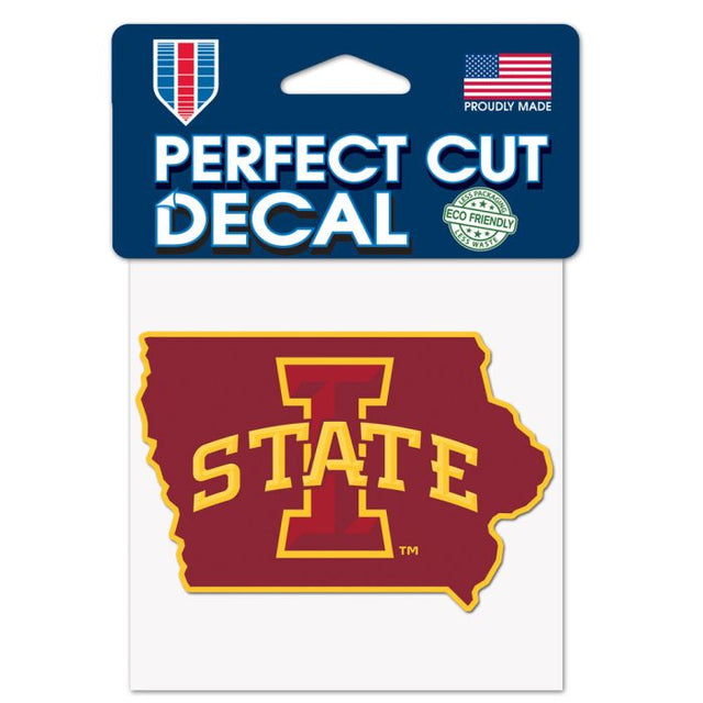 Iowa State Cyclones Perfect Cut Color Decal 4" x 4"