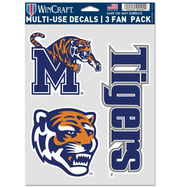 Memphis Tigers Multi Use 3 Fan Pack