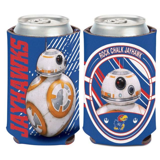 Kansas Jayhawks / Star Wars BB-8 Can Cooler 12 oz.