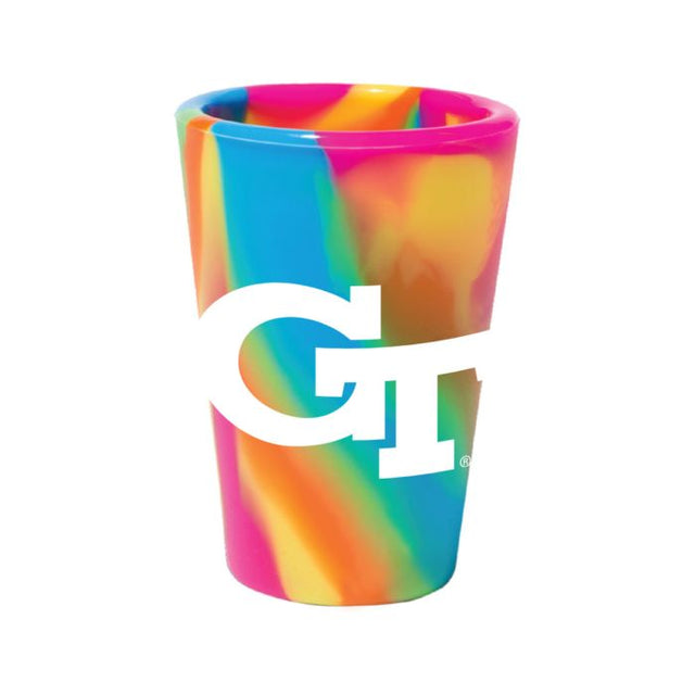 Vaso de chupito de silicona de 1,5 oz HIPPIE HOP de los Yellow Jackets de Georgia Tech