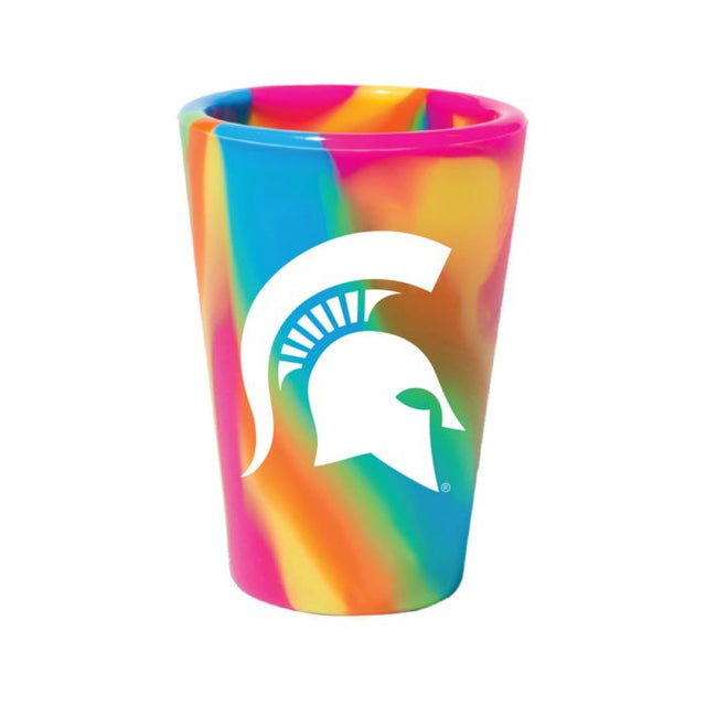 Vaso de chupito de silicona de 1,5 oz HIPPIE HOP de los Spartans de Michigan State